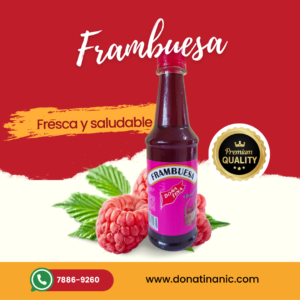 Botella de Frambuesa de Nicaragua 355 ml